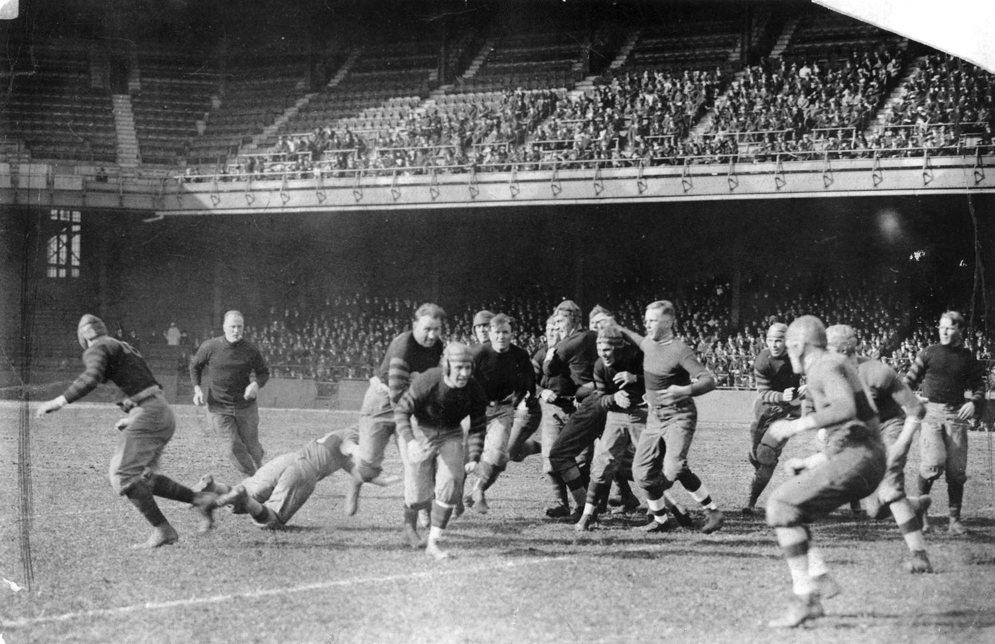 The six Nesser brothers, known for their overpowering play, averaged more than 210 pounds in an era where the average professional lineman weighed 180.&#xA0;(AP Photo/NFL Photos)