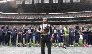 Buddy Horton, NFL’s Officiating Scouting Coordinator, on the sidelines before a game.