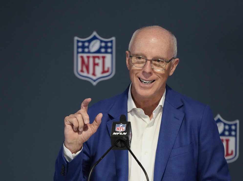 Presidente de los Atlanta Falcons, Rich McKay.&amp;nbsp;&amp;nbsp;(Al Messerschmidt via AP)